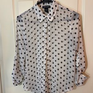 Business Casual Polka Dot shirt